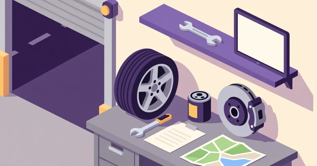 Illustration for the guide: How to Buy Car Spare Parts in Slovakia: A Practical Guide