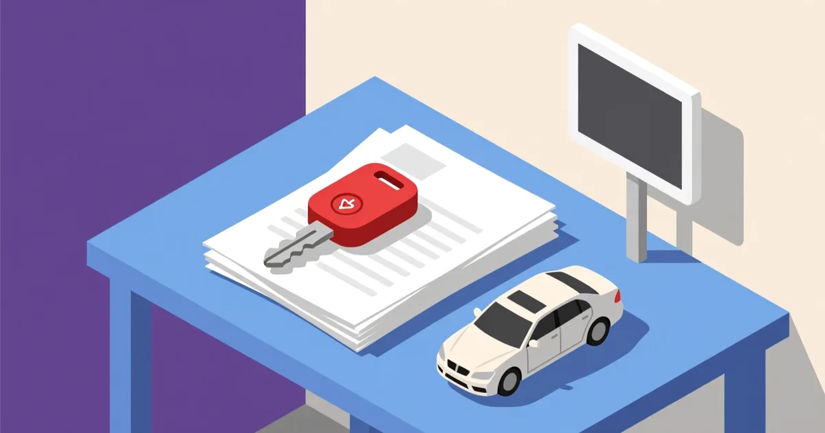 Illustration for the guide: How to sell a used car quickly and safely