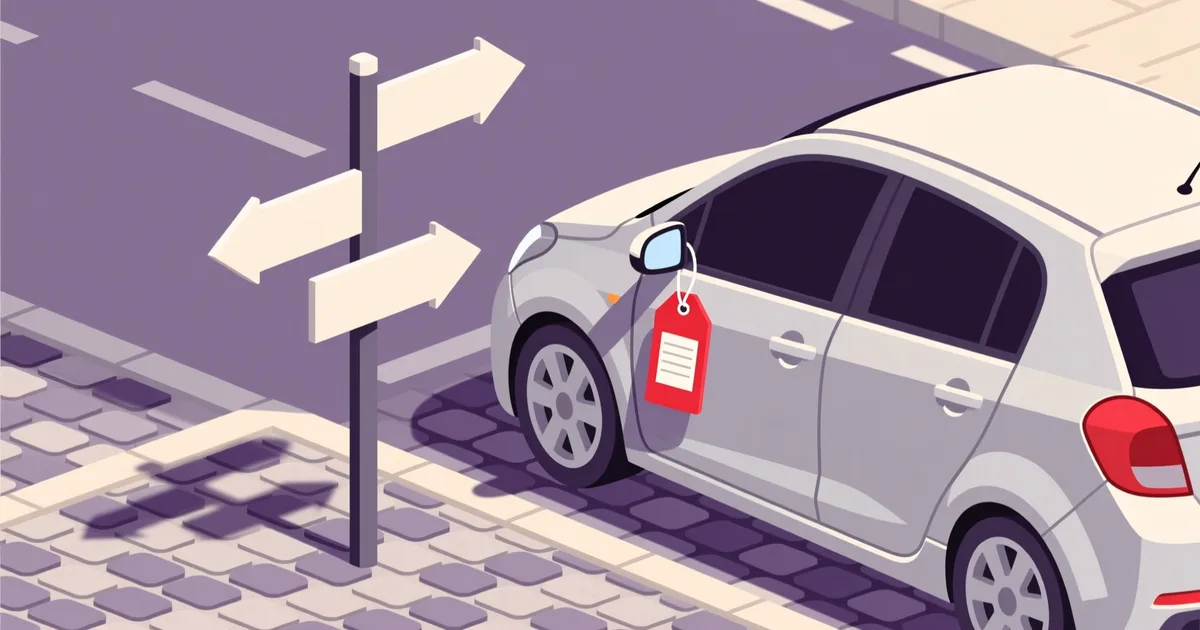 Illustration for the guide: Which method should you choose to sell a used car in Slovakia?