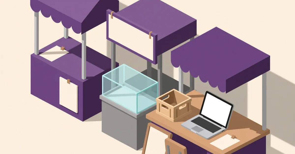 Illustration for the article: Comparison: private seller, shop, and platform