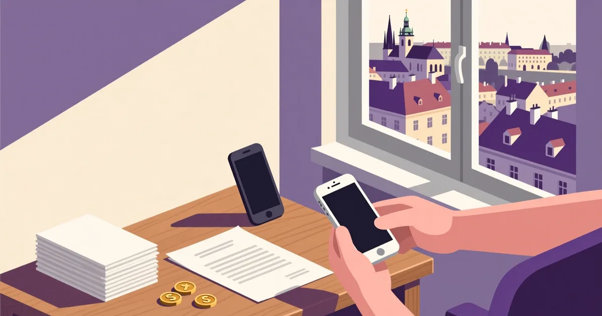 Illustration for the guide: How to handle the meetup and legal rules when you sell a used phone in Czechia?