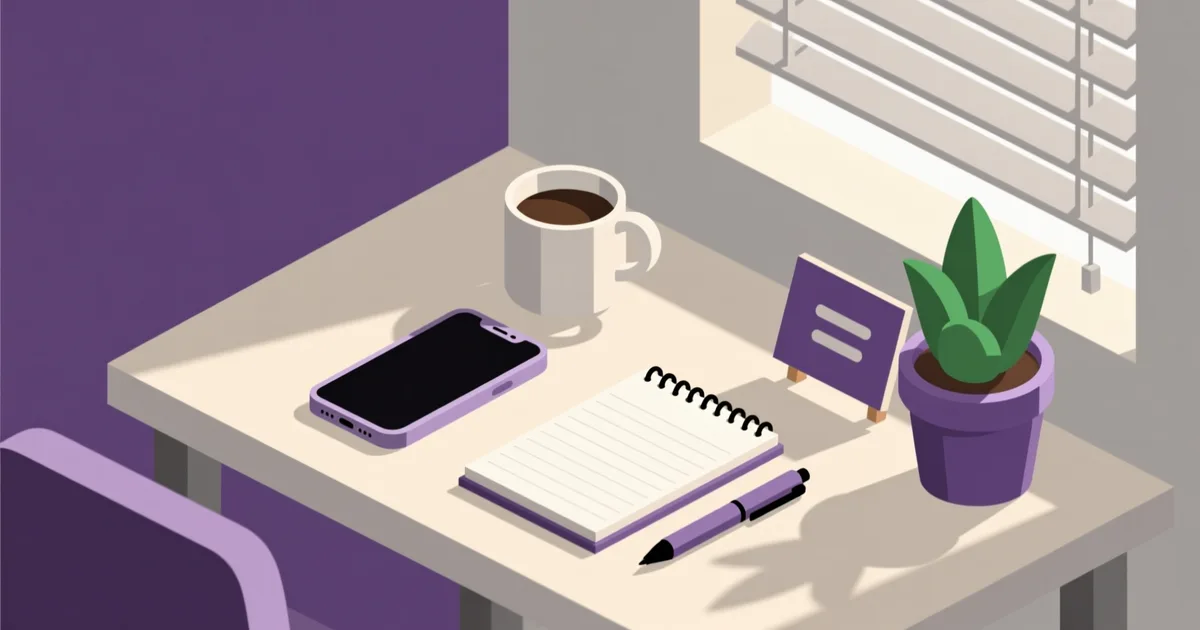 Ilustracija za vodič: Kaj preveriti na sestanku: seznam za telefon