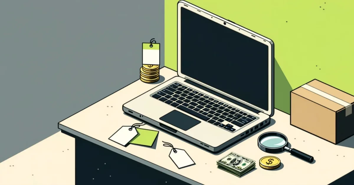 Ilustrație pentru ghid: Laptopuri second hand: prețuri, de ce depind și cum să nu plătești prea mult