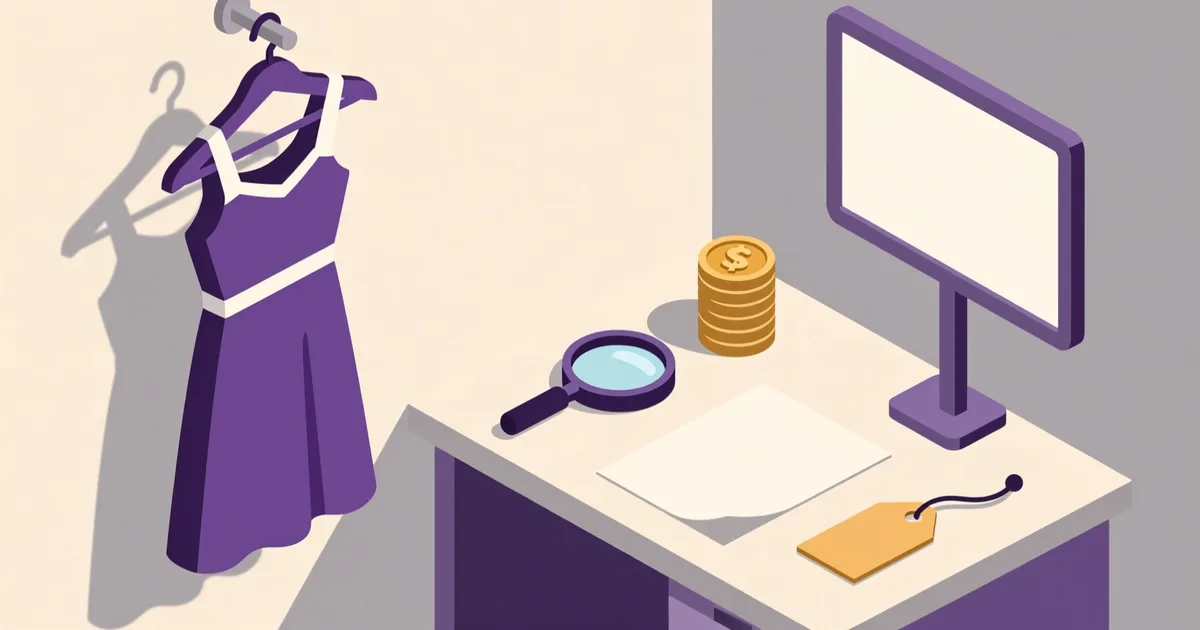 Illustration for the guide: How to buy second-hand women's clothing: where to look, what to check and how much to pay