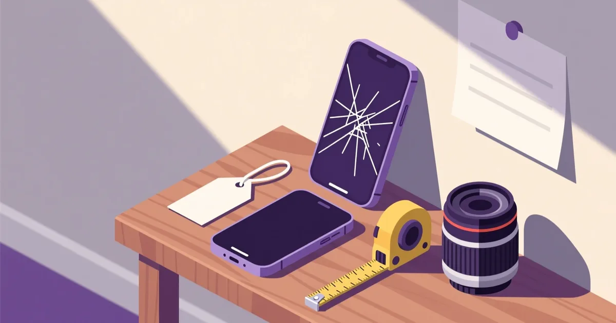 Ilustrație pentru ghid: Ce trebuie să conțină anunțul pentru un telefon second hand?