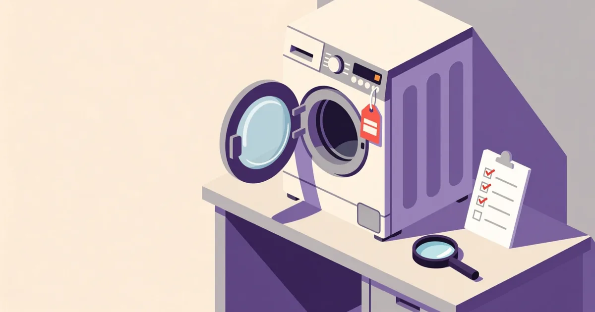 Ilustrace k průvodci: Jak koupit použité spotřebiče: kde hledat a co zkontrolovat