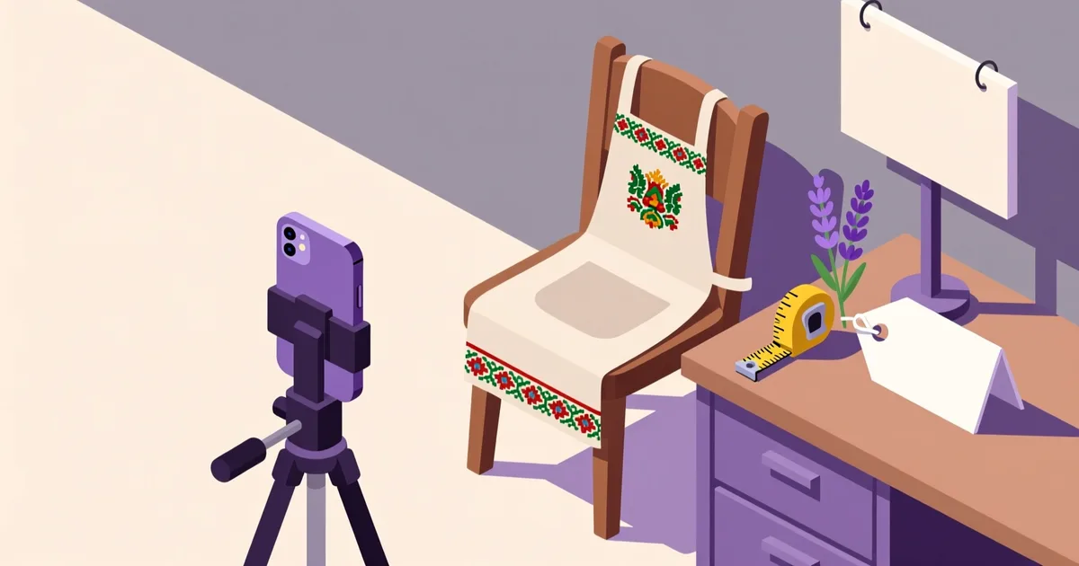 Illustration for the guide: How to photograph and describe the item so the listing gets messages