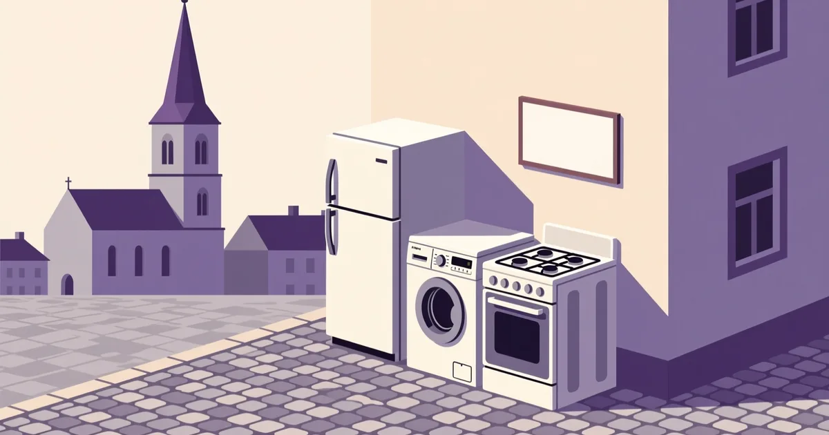 Ilustrace k průvodci: Použité spotřebiče v Plzni: čtvrti, ceny a kde hledat