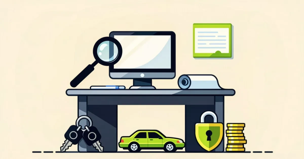 Illustration for the guide: How to buy a used car in Czechia without getting scammed: warning signs and protection