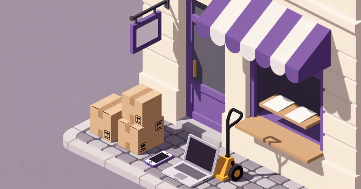 Ilustrație pentru ghid: Vânzător privat, magazin sau marketplace cu istoric?