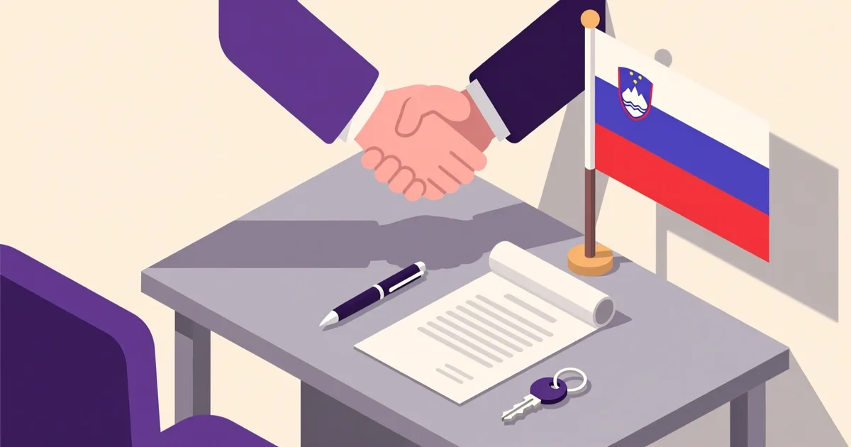 Illustration for the guide: Closing the deal and your rights in Slovenia