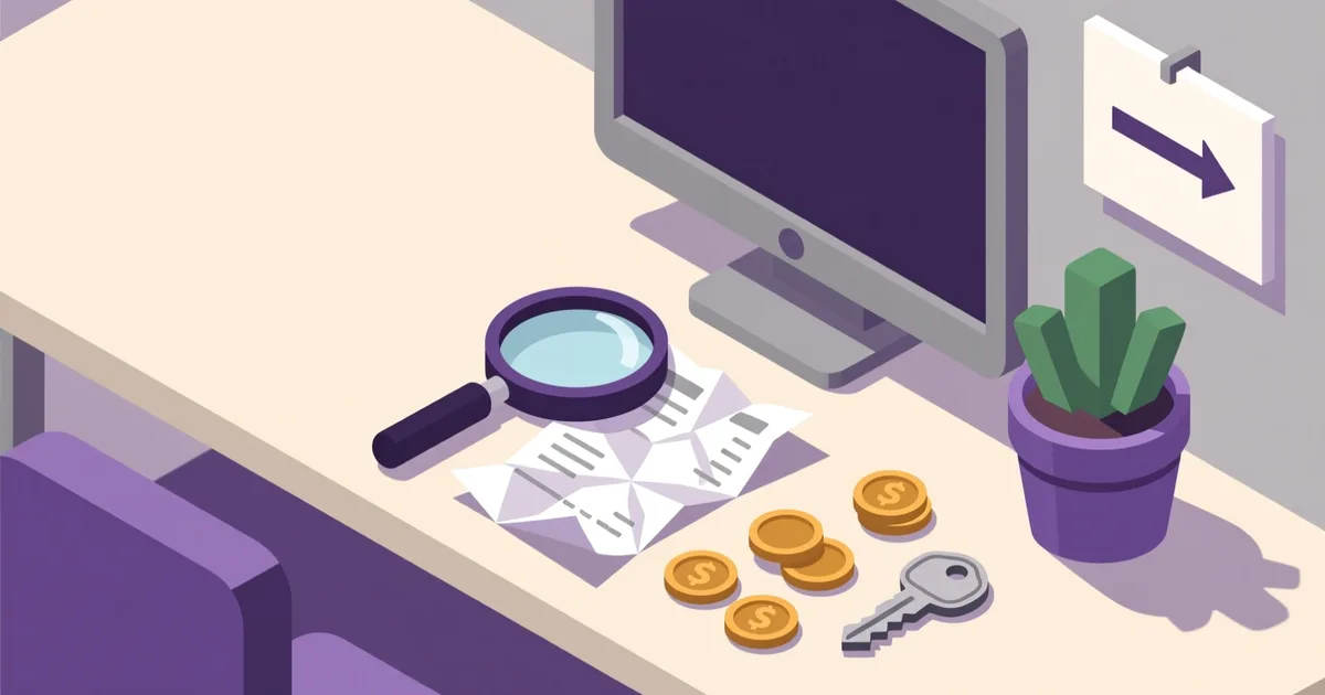 Illustration for the guide: How to read a listing and spot a scam