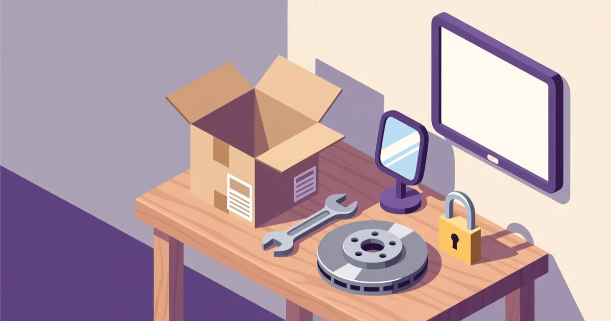 Illustration for the guide: How to sell car parts in Slovakia safely