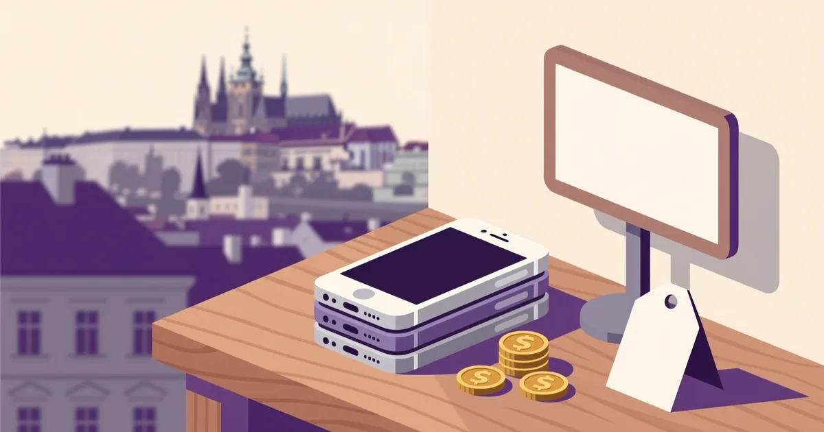 Ilustrace k průvodci: Kolik stojí použité telefony v Praze a co cenu ovlivňuje?