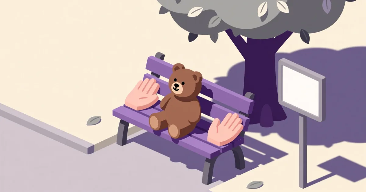Illustration for the guide: Meeting safely and handing over the toy