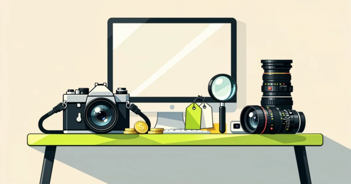 Ilustrație pentru ghid: Aparate foto second hand: prețuri, de ce depind și cum să nu plătești prea mult