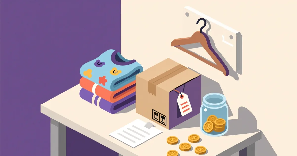 Illustration for the guide: How to sell kids' clothing in Ukraine: fast and without the risk