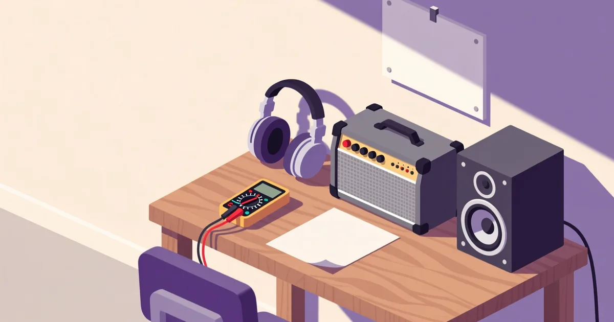 Ilustrație pentru ghid: Cum să cumperi echipamente audio second hand: unde cauți, ce verifici și cât plătești