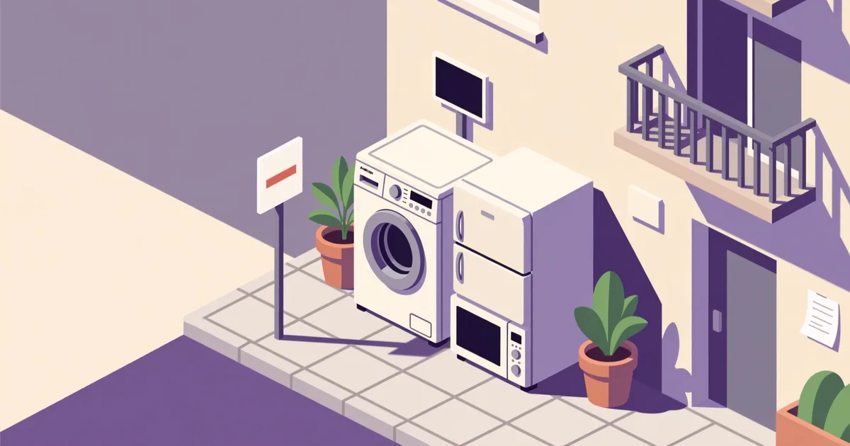 Illustration for the guide: Used Home Appliances in Netanya: Neighborhoods, Prices & Where to Look