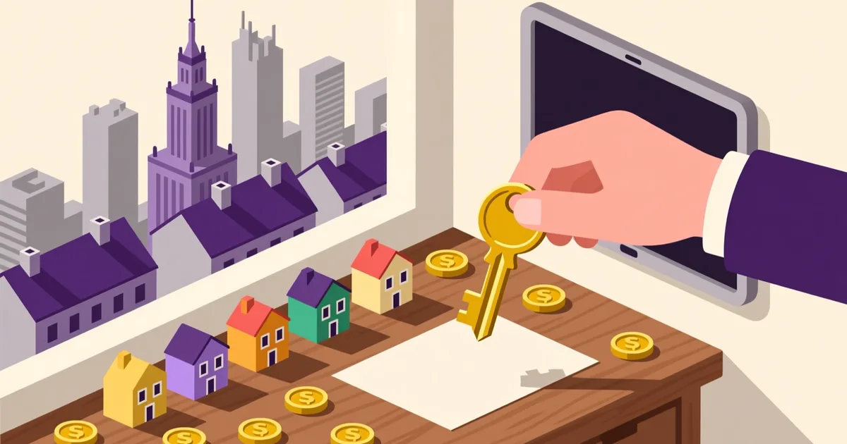 Ілюстрація до путівника: Квартири на продаж у Варшаві: райони, ціни та де шукати