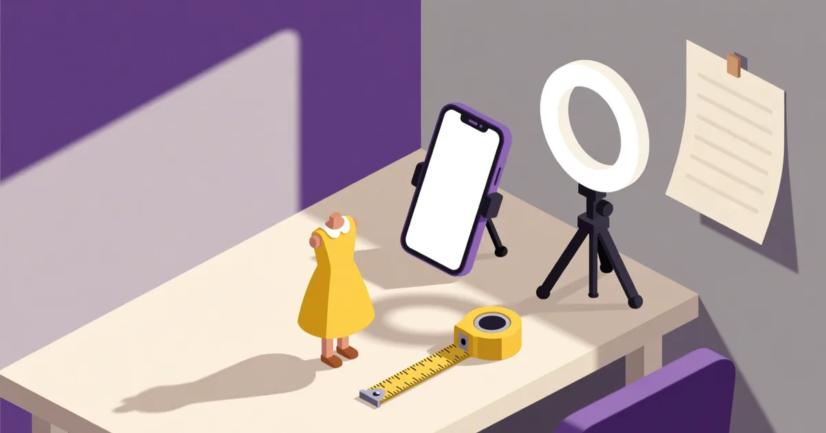 Illustration for the guide: How do you photograph and describe kids' clothing so the listing gets messages?
