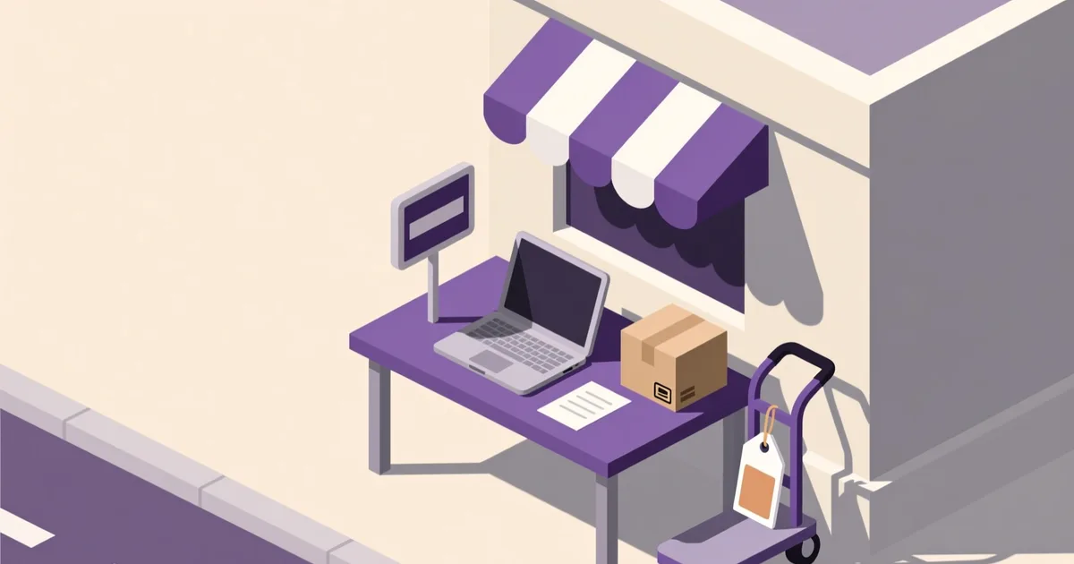 Illustration for the guide: Private seller, shop or marketplace: which is right for you?