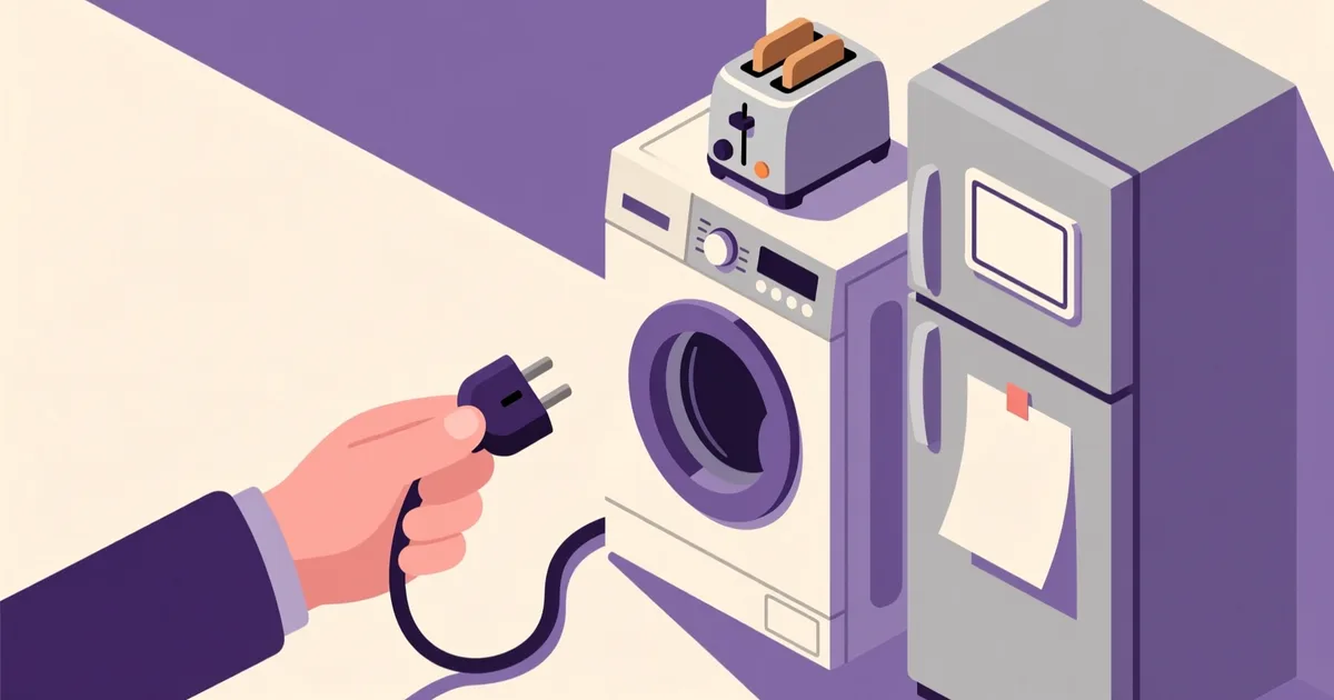 Illustration for the guide: Buying Used Home Appliances: Where to Look and How to Check