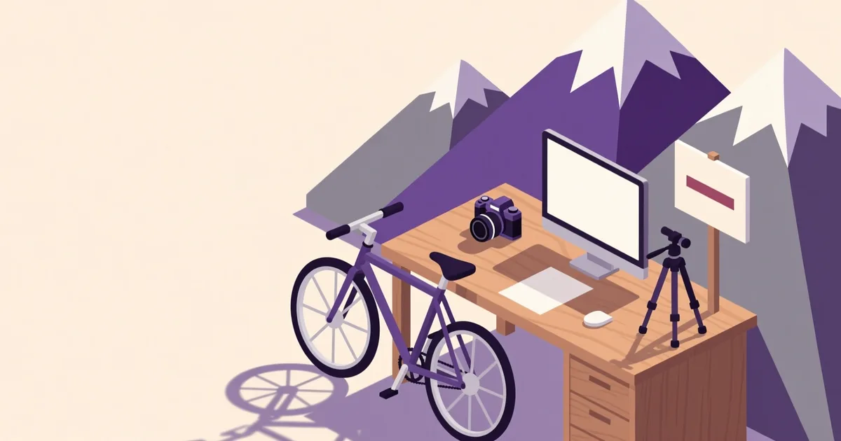 Illustration for the guide: How do you photograph a bike so the listing gets messages?