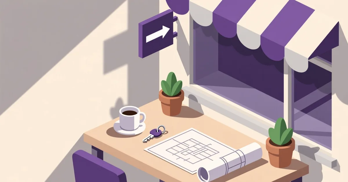 Illustration for the guide: How to rent a commercial space: where to look, what to check, and how much you pay