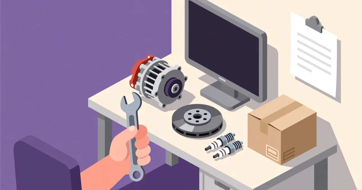 Illustration for the guide: How to Buy Auto Parts: A Practical Guide for Romania