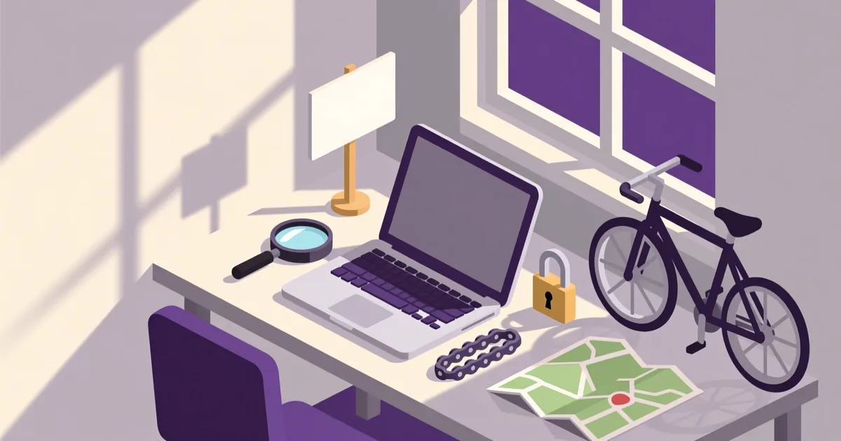 Illustration for the guide: How to read a used bike listing and spot a scam