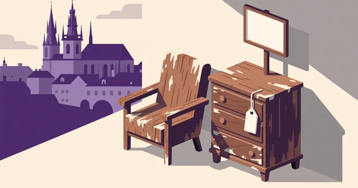 Ilustrace k průvodci: Kolik stojí použitý nábytek v Praze a co ovlivňuje cenu?