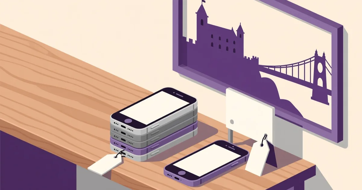Ilustrácia k návodu: Použité telefóny v Bratislave: štvrte, ceny a kde hľadať