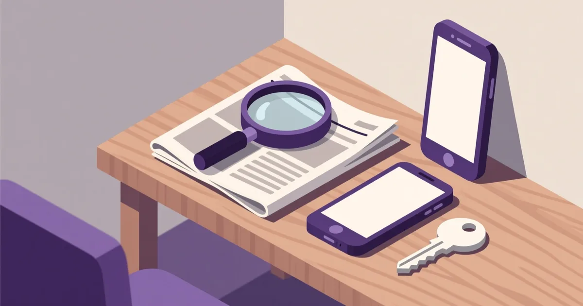 Illustration for the guide: How to read a listing and spot a scam
