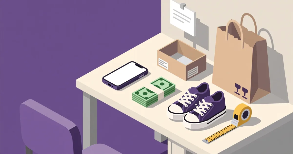 Illustration for the article: Sell Used Shoes: How to Do It Fast and Risk-Free