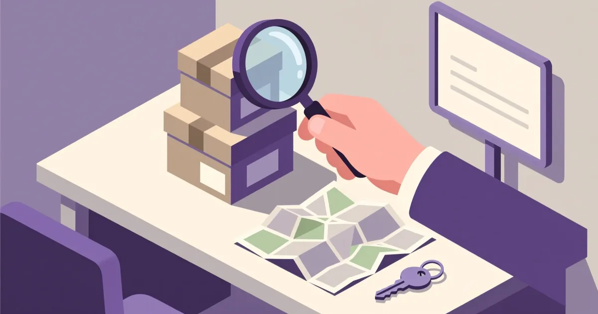Illustration for the guide: How to read a removals listing before you message anyone
