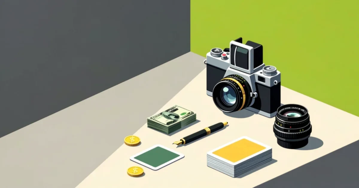 Ilustracja do poradnika: Jak wycenić używany aparat fotograficzny przed rozmową ze sprzedawcą?