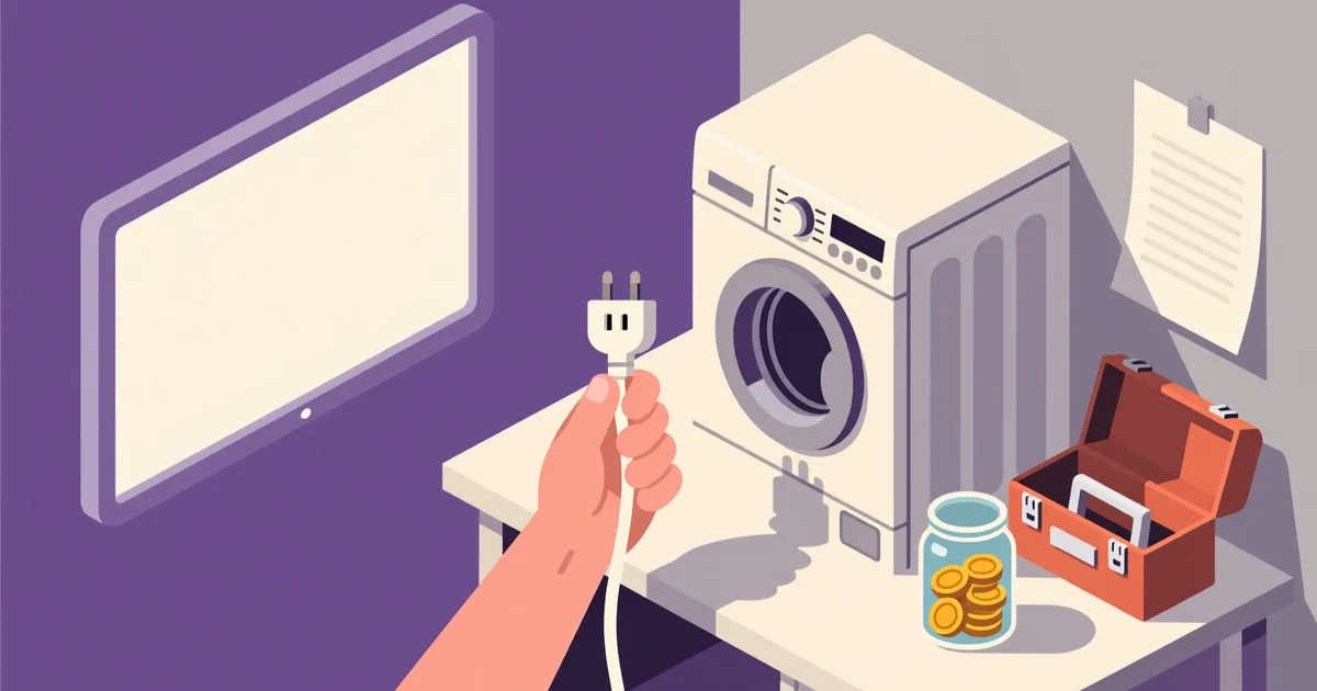 Illustration for the guide: How to Buy Used Appliances: Where to Look and What to Check
