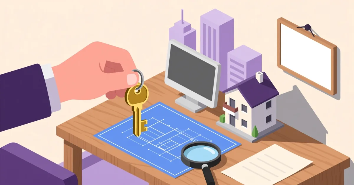 Ilustrație pentru ghid: Ce verifici înainte să cumperi un apartament?
