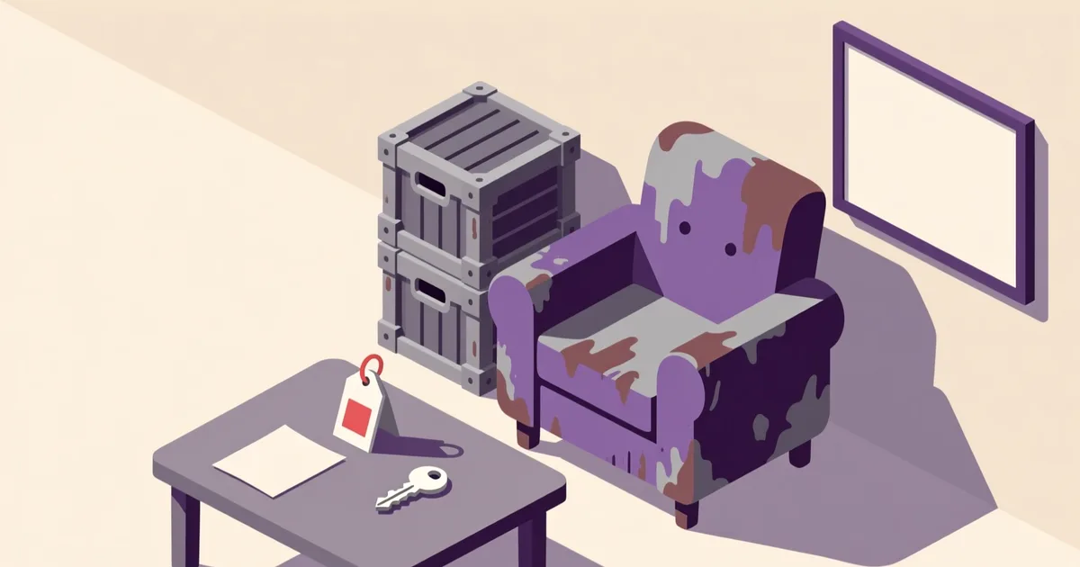 Illustration for the guide: Used Furniture in Holon: Neighborhoods, Prices, and Where to Look