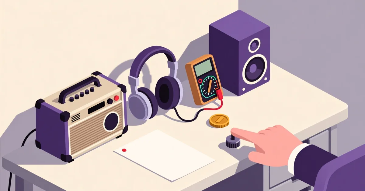 Ilustrace k průvodci: Jak koupit použitou audiotechniku: kde hledat, co zkontrolovat a kolik zaplatit