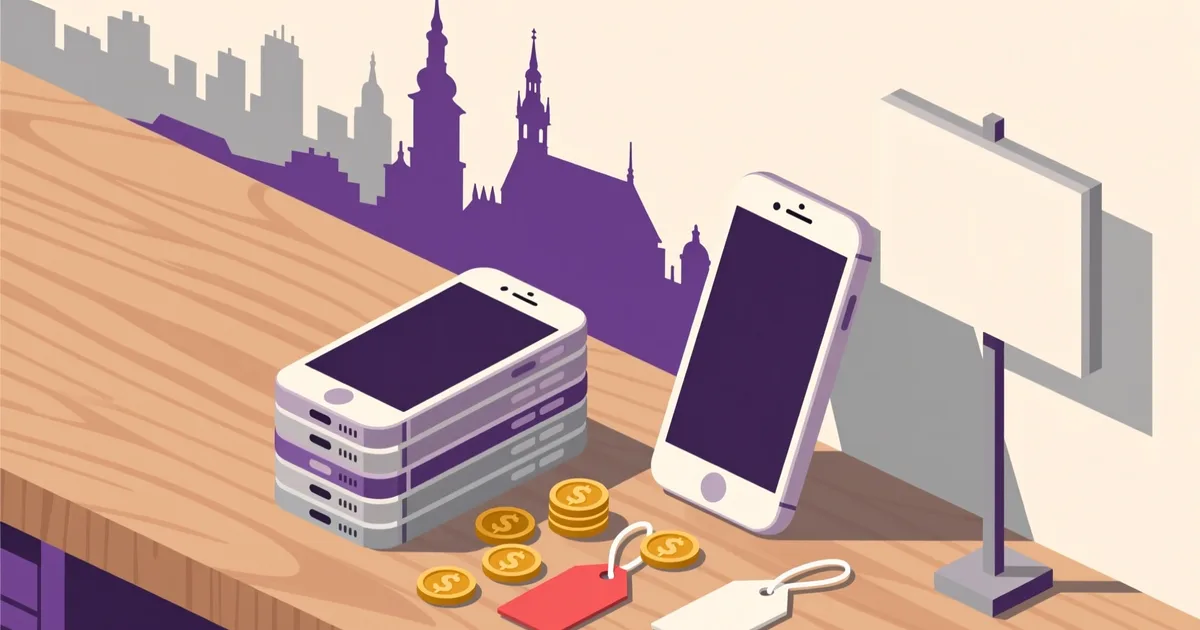 Ilustrace k průvodci: Kolik stojí použité telefony v Brně a co ovlivňuje cenu?