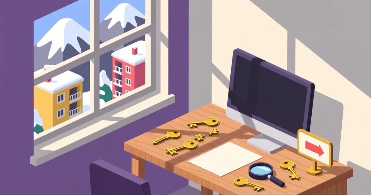 Ilustrație pentru ghid: Unde găsești anunțuri reale cu apartamente de închiriat în Brașov?