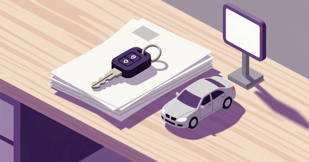 Illustration for the article: What documents do you need to sell a used car?