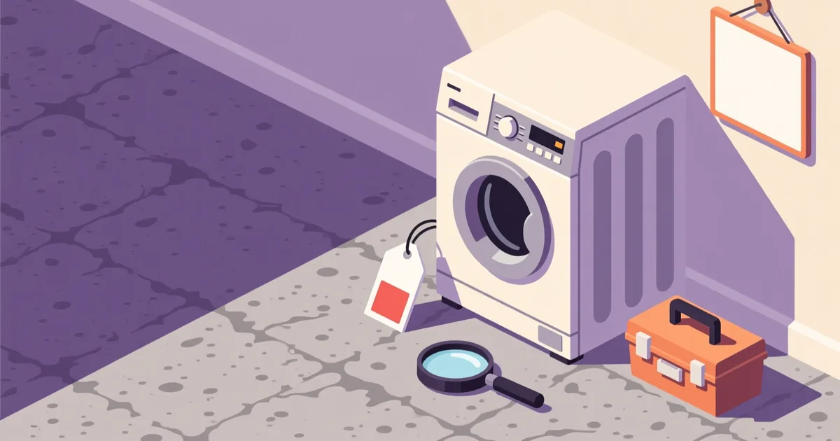 Illustration for the guide: How to Buy Used Home Appliances: A Buyer's Guide