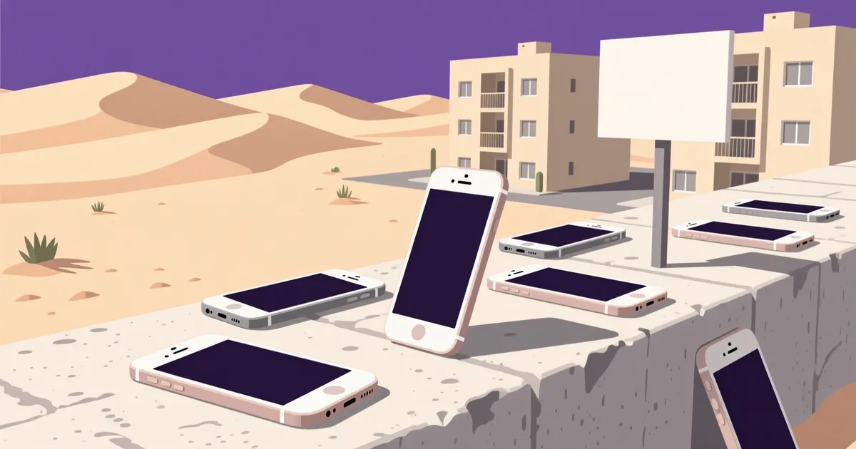 Illustration for the article: Used phones in Be'er Sheva: neighborhoods, prices, and where to look