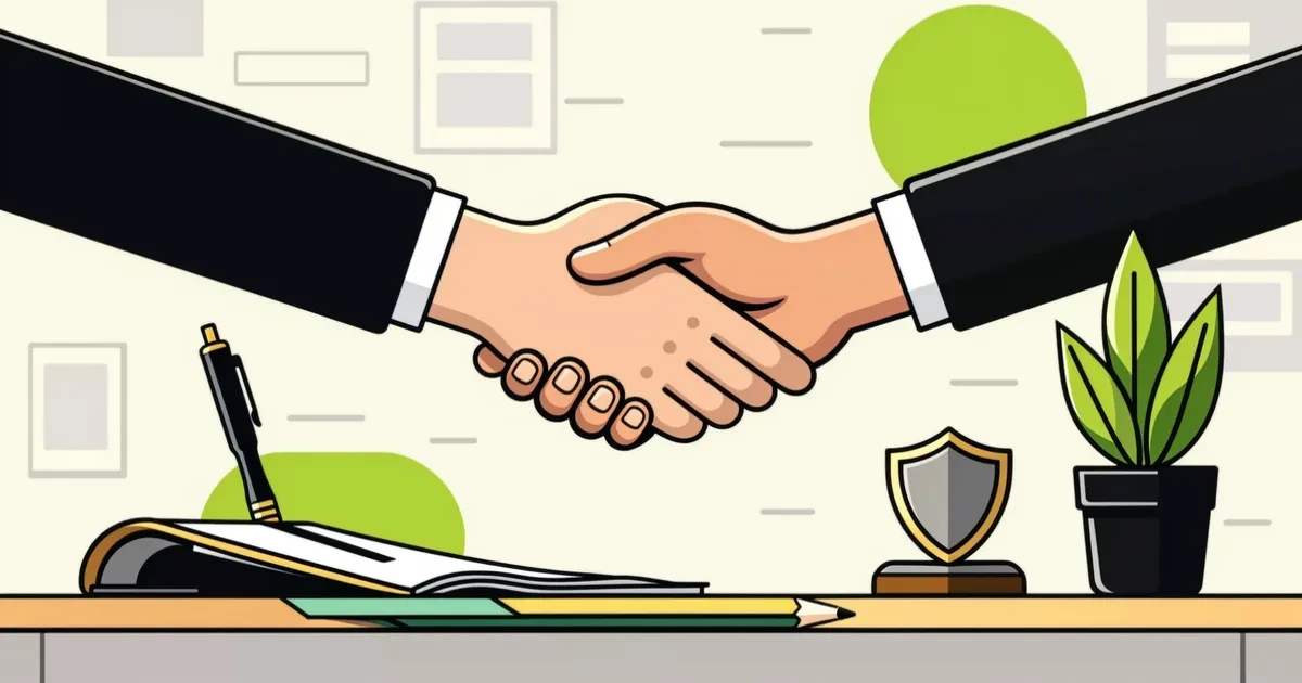 Illustration for the guide: How do you close the deal safely?