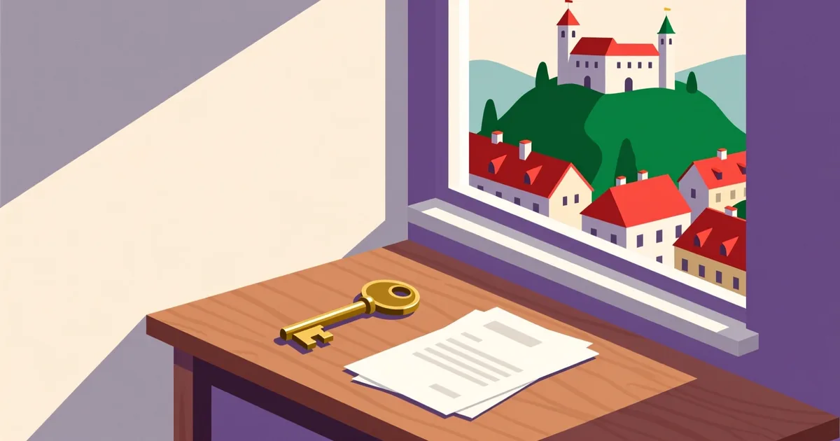 Ilustracija za vodič: Kaj preveriti pri ogledu in kako urediti dokumentacijo za najem?