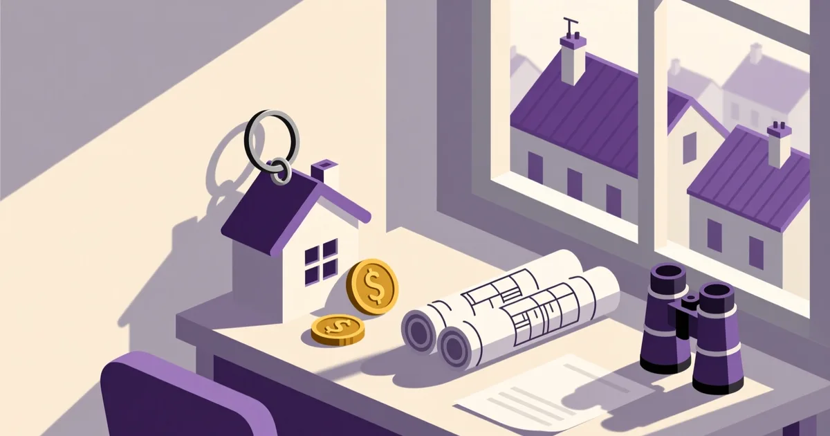 Illustration for the guide: How to Buy a House in Slovenia: Search, Viewings, Costs