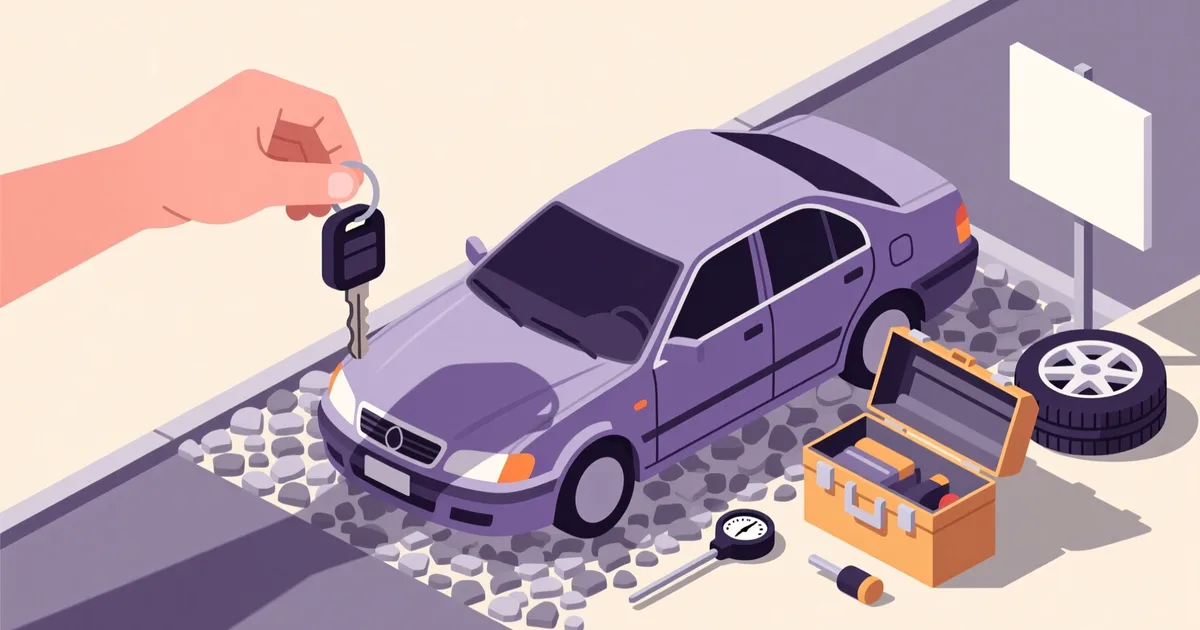 Illustration for the guide: What to check on a used car before paying?